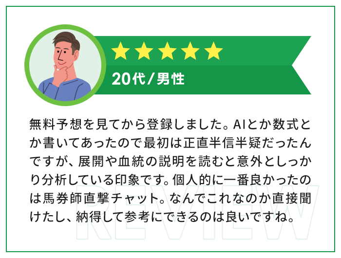 ★★★★★|20代・男性