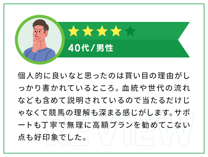 ★★★★|40代・男性